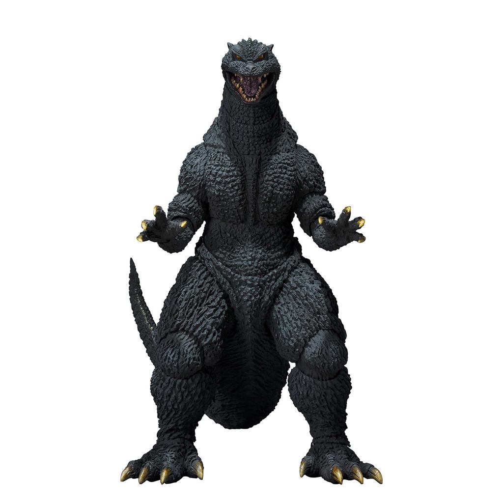 TAMASHII NATIONS S.H. Monsterarts Godzilla FINAL WARS Godzilla (2004) ขนาดประมาณ 160 มม. ฟิกเกอร์พลาสติก PVC ที่ทาสีแล้ว