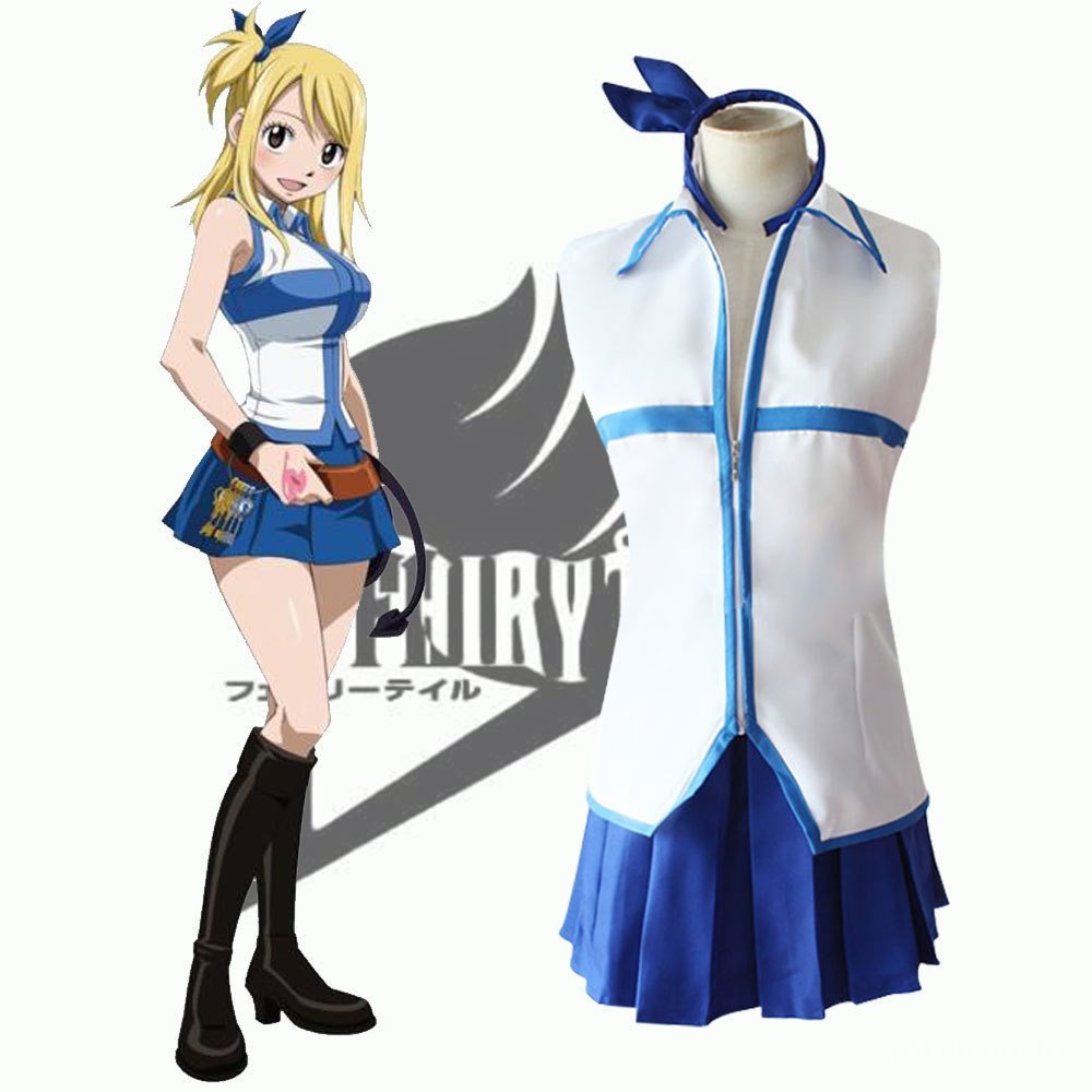 ชุดคอสเพลย์ Lucy จาก Fairy Tail ขายดี พร้อมจัดส่งรวดเร็ว