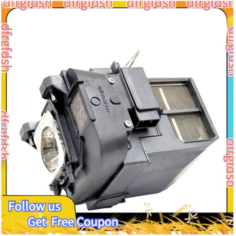 D&F โคมไฟโปรเจคเตอร์โปรเจคเตอร์โปรเจคเตอร์ ELPLP77 V13H010L77 สําหรับ PowerLite 4650 4750W 4855WU G5