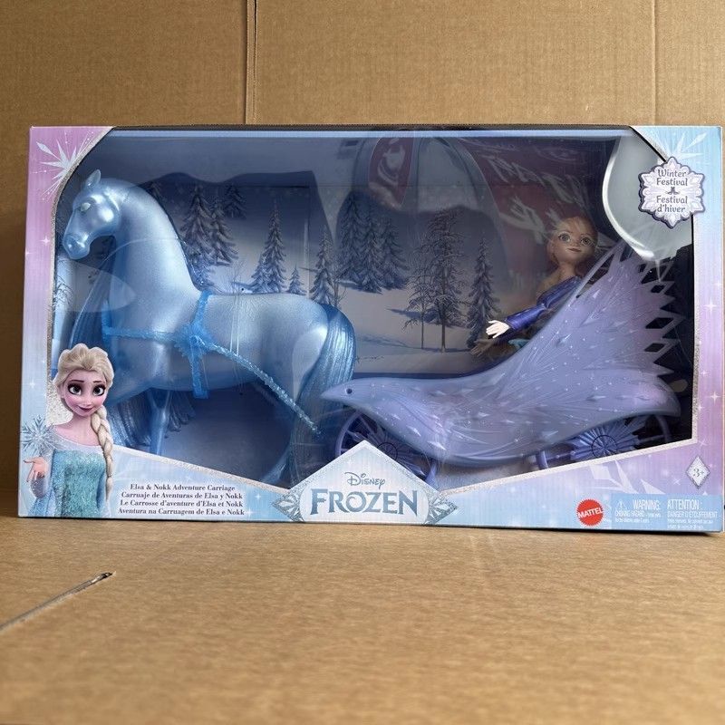 Mattel Elsa Frozen Disney Anna Doll ตุ๊กตาเจ้าหญิง ตุ๊กตา Elsa Girl Toy