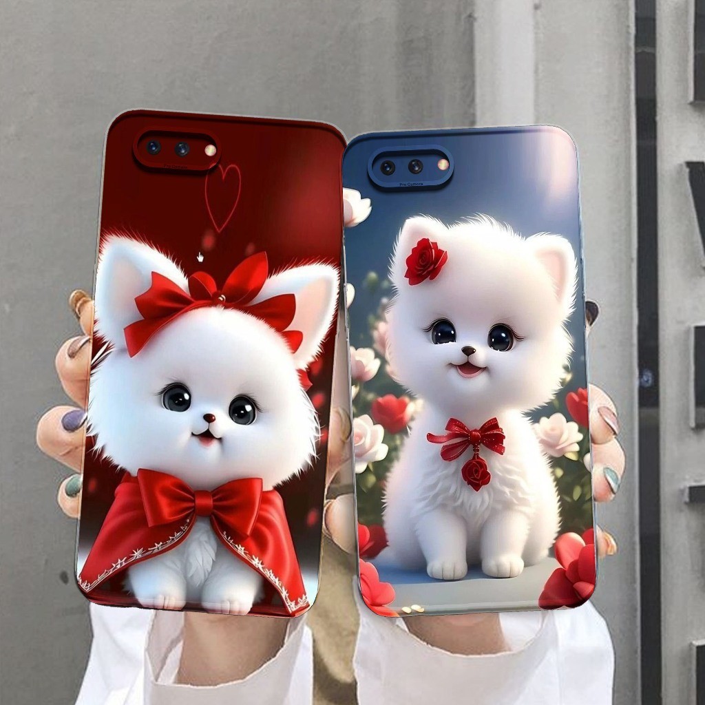 HP Softcase สําหรับ Oppo A1K / C2 - New Softcase New Wallpaper (CUTE CAT) New Edition ล่าสุด - กันรอ