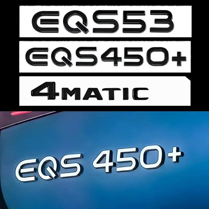 สติกเกอร์รถTrunk Tailป้ายตัวอักษรจํานวนสัญลักษณ์Decalโลโก้Mercedes Benz EQS53 EQS450+ AMG 4MATIC