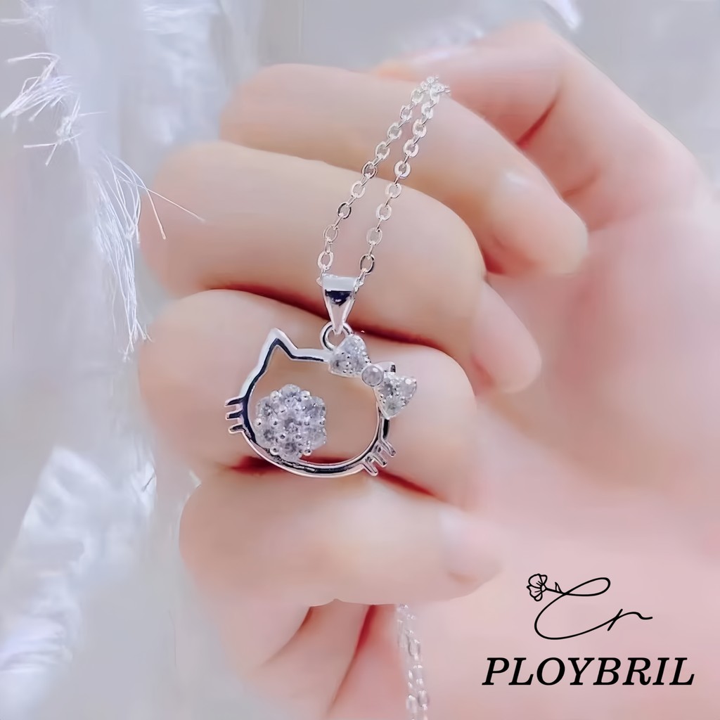การ ์ ตูนสีชมพู Rhinestone Hello Kitty สร ้ รูปที่ 3