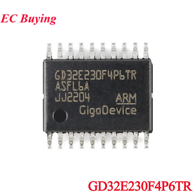 5 ชิ้น/1 ชิ้น GD32E230F4P6TR GD32E230 GD32 GD32E 230F4P6TR TSSOP-20 แขน Cortex-M23 32-bit Microcontr