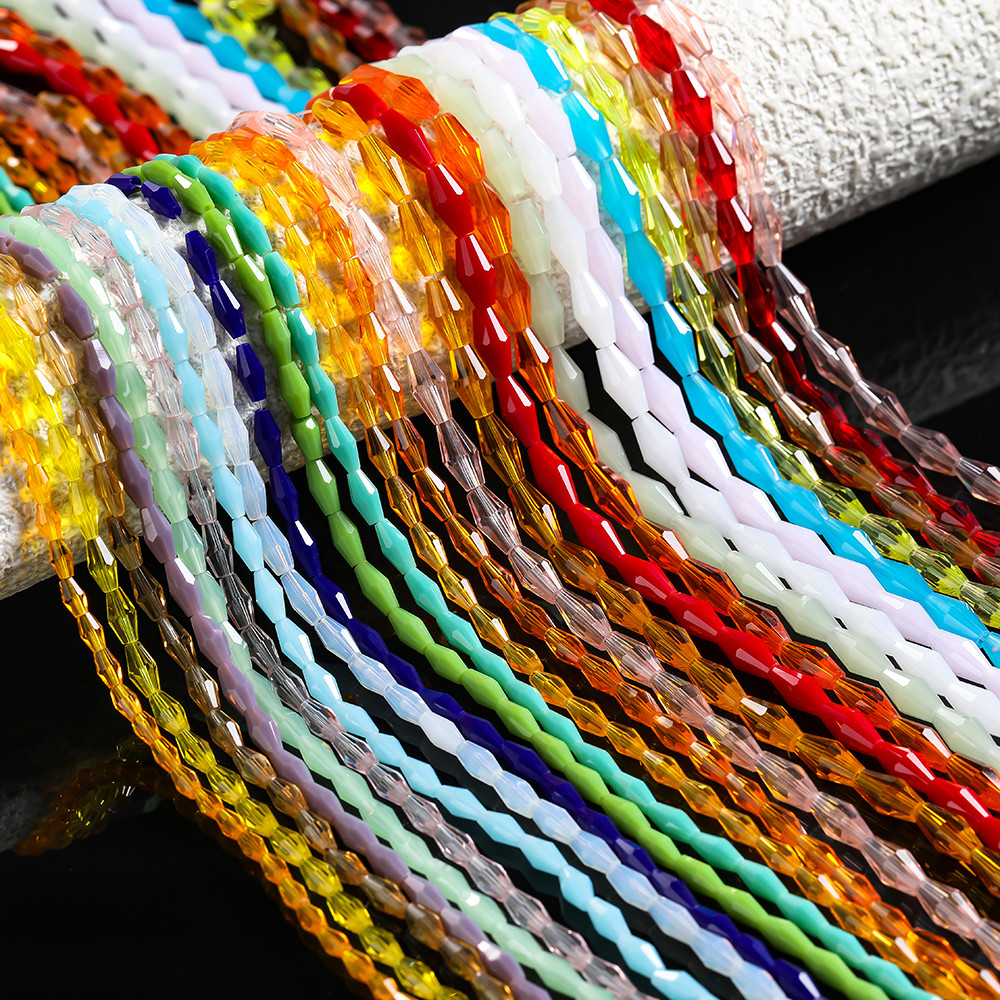 ลูกปัดคริสตัลแก้วคริสตัลสวารอฟสกี้ 50-75 มม. DIY สร้อยข้อมือ สร้อยคอ