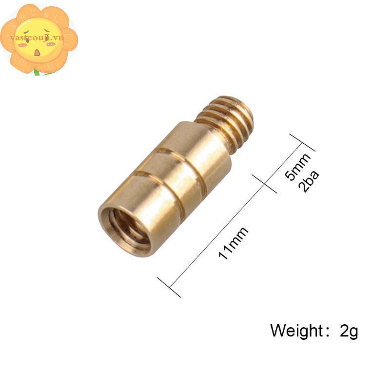 VASTJI 3 ชิ้นทองเหลือง Dart น้ําหนักเพิ่ม Accentuator 2g Dart Shaft น้ําหนัก 2BA Shaft โยนเกมเสริมเค