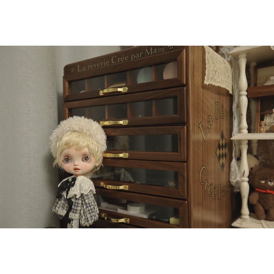 Qbaby, Dot, Blythe, Gigi Milk Golden Young Hair qbaby Mohair วิกผม