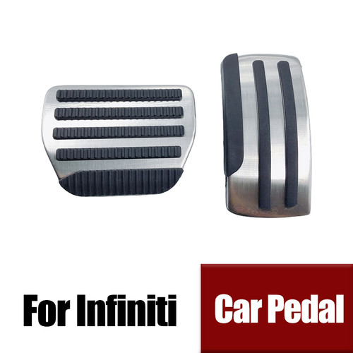 Non Silp Stainless Steel Car Gas Fuel Brake Pedal Pad For Infiniti QX60 QX80