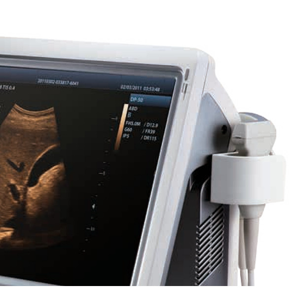Mindray Mindray ระบบวินิจฉัยอัลตราโซนิกแบบพกพาแบบเต็มหมายเลข DP-50 การวินิจฉัยส่วนบุคคลสีดําสีขาว HD