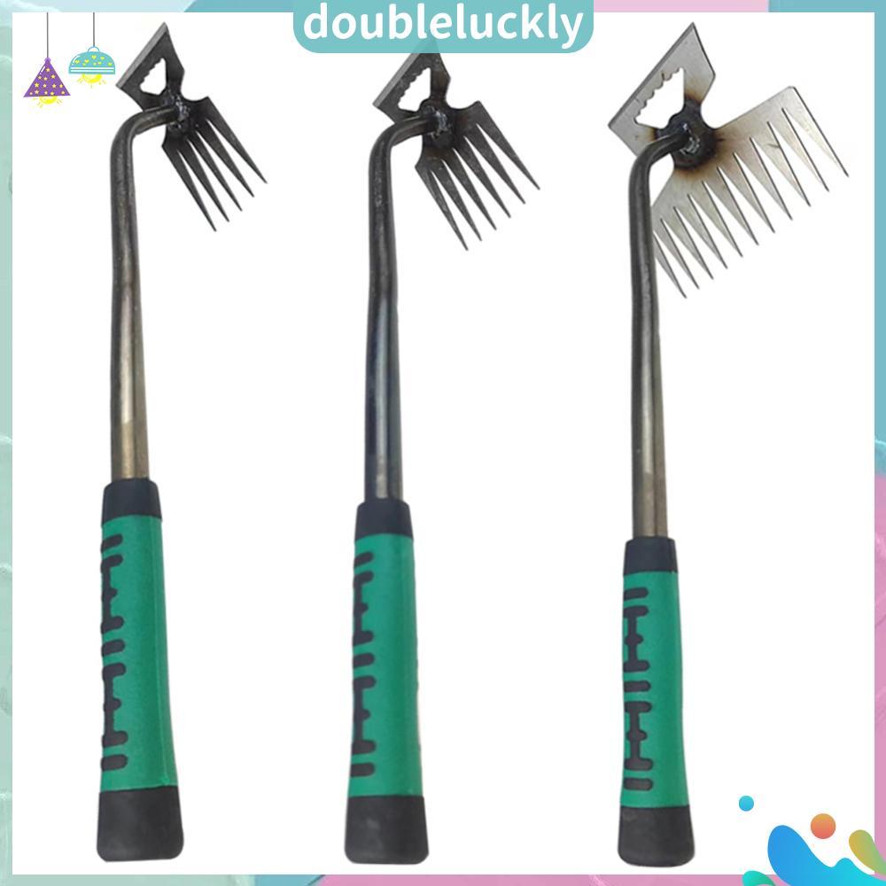 ⚡24ชม.⚡5/6/11 Tines Gardening Hand Weeder เครื่องมือมัลติฟังก์ชั่น Uprooting เครื่องมือกําจัดวัชพืชห
