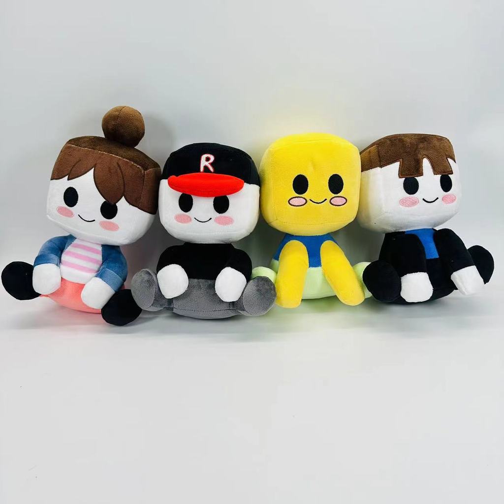 Blox Buddies Plush, 7.8" Blox Buddies Noob Buddy Plushie ของเล่นสําหรับแฟนๆและเพื่อนตุ๊กตา Plush สวย