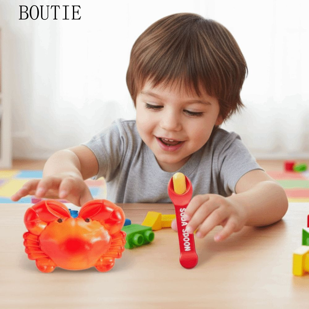 BOUTIE Ramen Feeding Toy, Crab Panda Food Feeding Toys, Early Education French Fries Kitchen Toys จํ