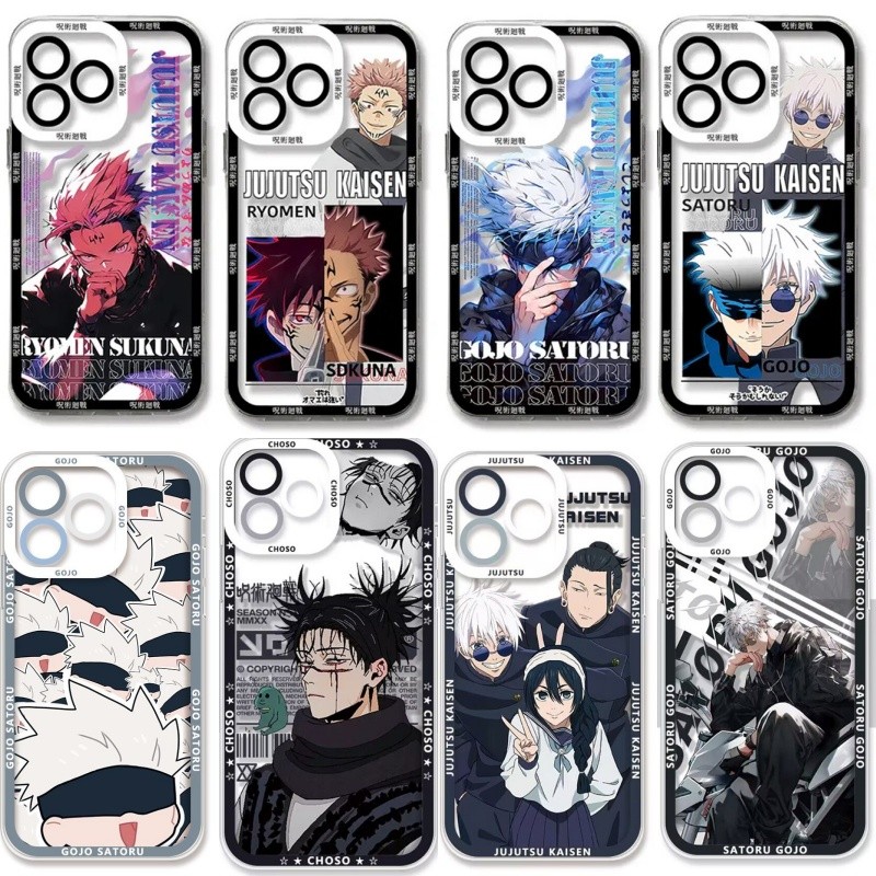 Jujutsu Kaisen Gojo Satoru สําหรับ OPPO A73 A74 A95 A93 A94 F7 F5 A37 A60 A3X A5 A3 Pro เคสโทรศัพท์อะนิเมะนุ่มโปร่งใส
