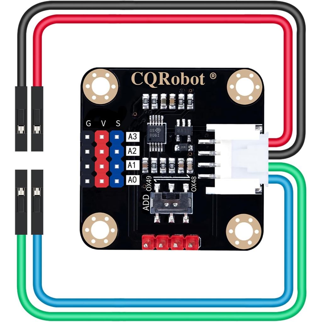 CQRobot ADS1115 โมดูลแปลง ADC 16-Bit เข้ากันได้กับบอร์ด Raspberry Pi และ Arduino Achieve Analog และ 