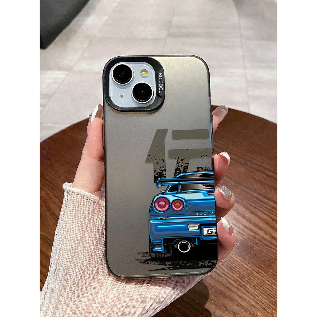 Realme Case Motif Sport Car Nissan Skyline GT-R R34 สําหรับ 5/5i/6i/C3 7 8 9i C2/A1K C11 2020 C12/C1