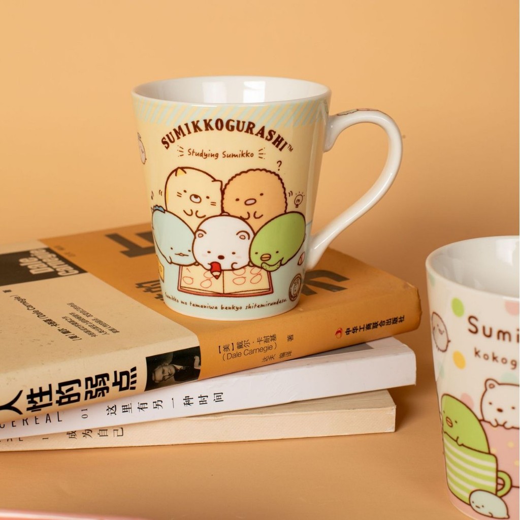 [JJ HOME] น่ารัก Sumikkogurashi ถ้วยน้ําเซรามิกแก้วถ้วยกาแฟถ้วยนมน้ํายาบ้วนปากถ้วย