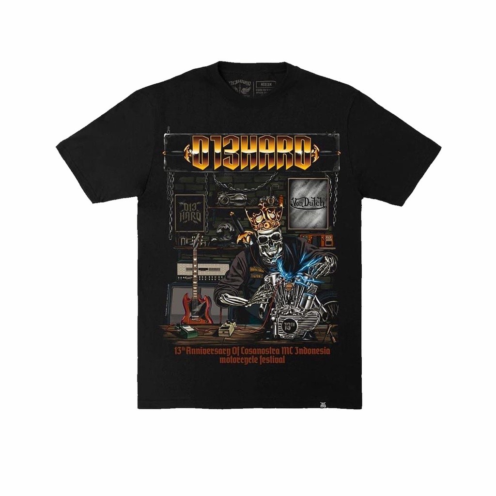 Von Dutch Die Hard collaboration 02 สีดํา