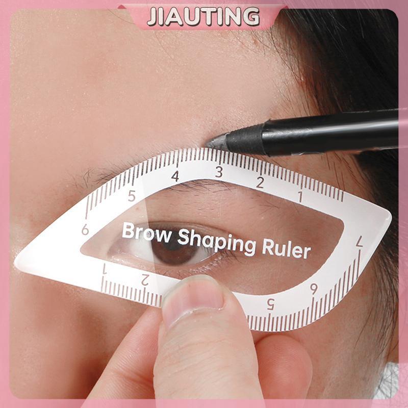 JIAUTING Brow ping ไม้บรรทัด Eyebrow Shaping ไม้บรรทัด 1 นาที Fast Drawing Design Brow Easy เครื่องมือ Microblading แต่งหน้าถาวร Stencils JIAUTING