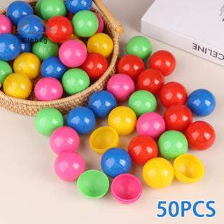 EIbbkg 50pcs ลูกบอลลอตเตอรี่พลาสติก Raffle Drawing Balls Hol…