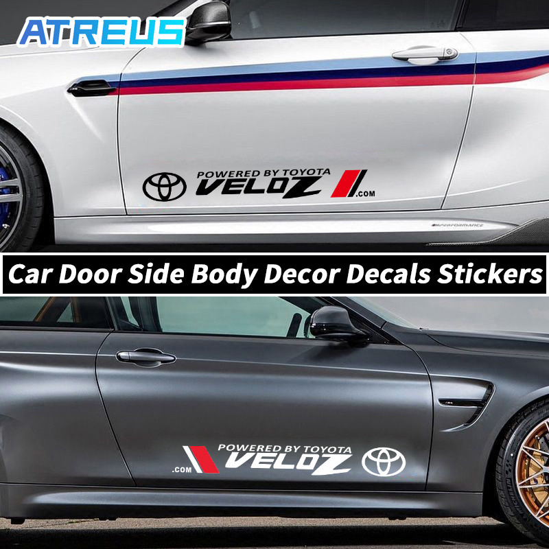 Toyota Veloz สติกเกอร์กันรอยขีดข่วน ป้องกันรอยขีดข่วน สําหรับตกแต่งประตูรถยนต์ ฟิล์มติดรถ สติ๊กเกอร์
