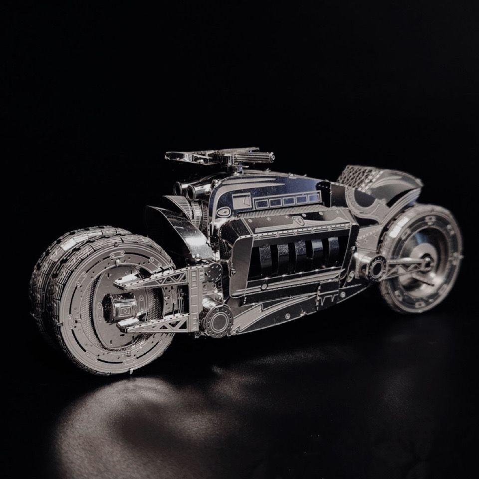 มาประกอบรถจักรยานยนต์ 3d โลหะสามมิติปริศนา Concept รถจักรยานยนต์มือประกอบของเล่น Ed