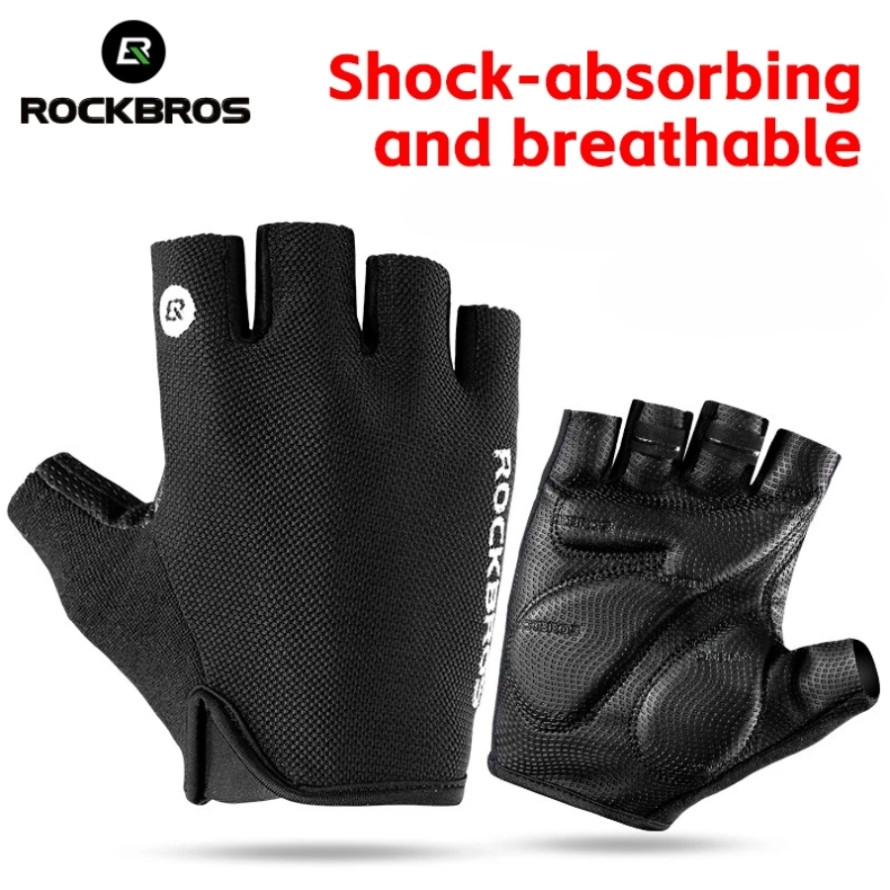 Cycling gloves breathable half finger gloves racing bike gloves anti slip mountain bike gloves cycli