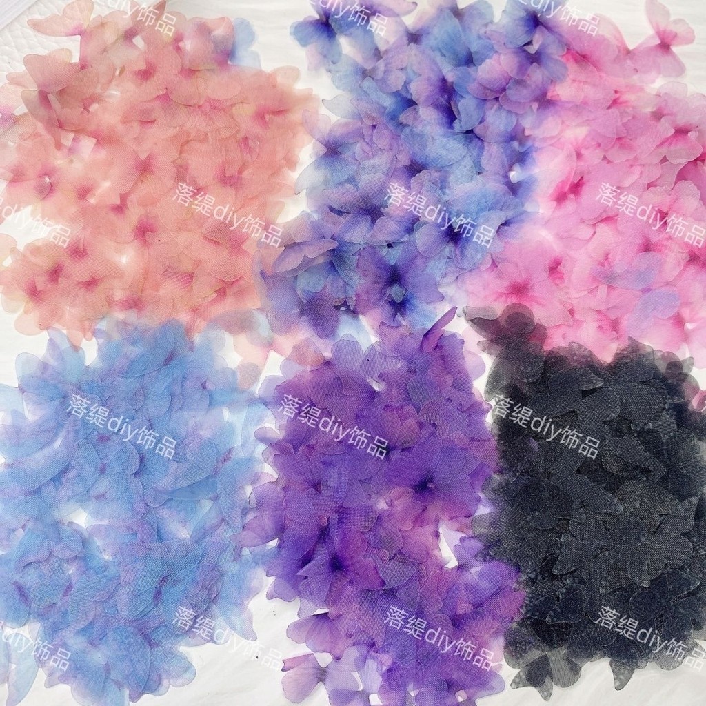 多款多色混发仿真蝴蝶装饰diy蝴蝶夹发夹美甲脸妆脸贴蝴蝶配件CMultiple multi-color mixed hair simulation butterfly decoratio E0y9Ez