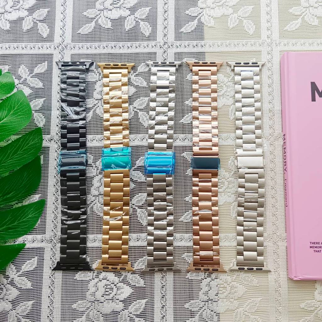 ZMZ สายเลส Stanเลส(ใหญ่) งานแพง สำหรับสาย Smart Watch Ultra ขนาด 38/40/41(S10)42mm 42/44/45/46/49mm 