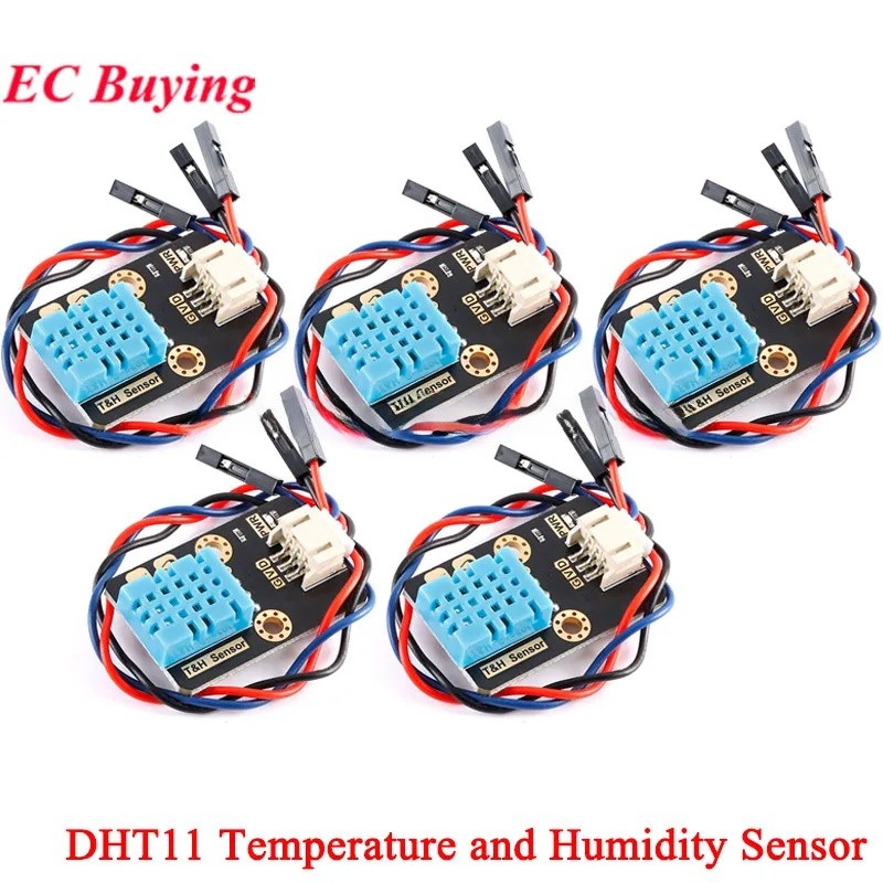 DHT11 อุณหภูมิความชื้นเซนเซอร์โมดูล 3.3/5V Single Bus การสื่อสาร PH2.0-3pin อินเทอร์เฟซสําหรับ Ardui