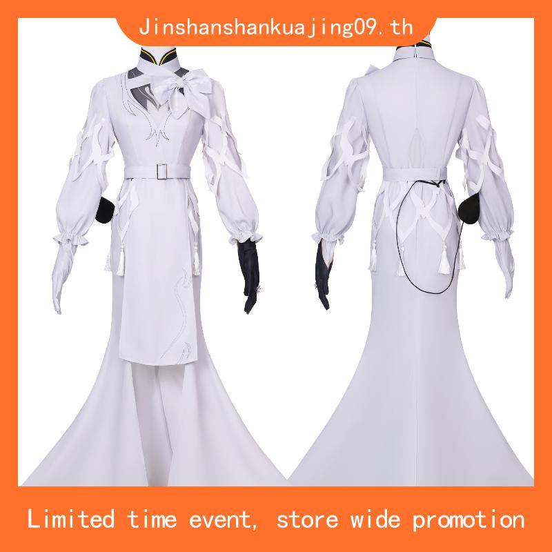 Sqd Honkai Star Rail Constance หมวกวิกผมชุดคุณภาพสูงบทบาทเล่นคอสเพลย์ผ้าฮาโลวีนเครื่องแต่งกายปาร์ตี้