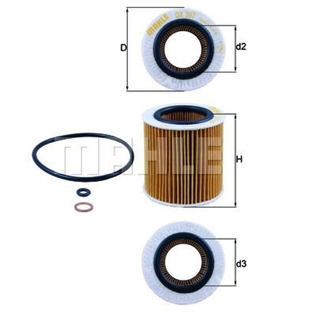กรองเครื่อง BMW F20 E90 F30 E60 F10 X1 E84 X3 E83 F25 X5 E70 F15 X6 E71 F16 Z4 E85 E89 N52 N54 N55
