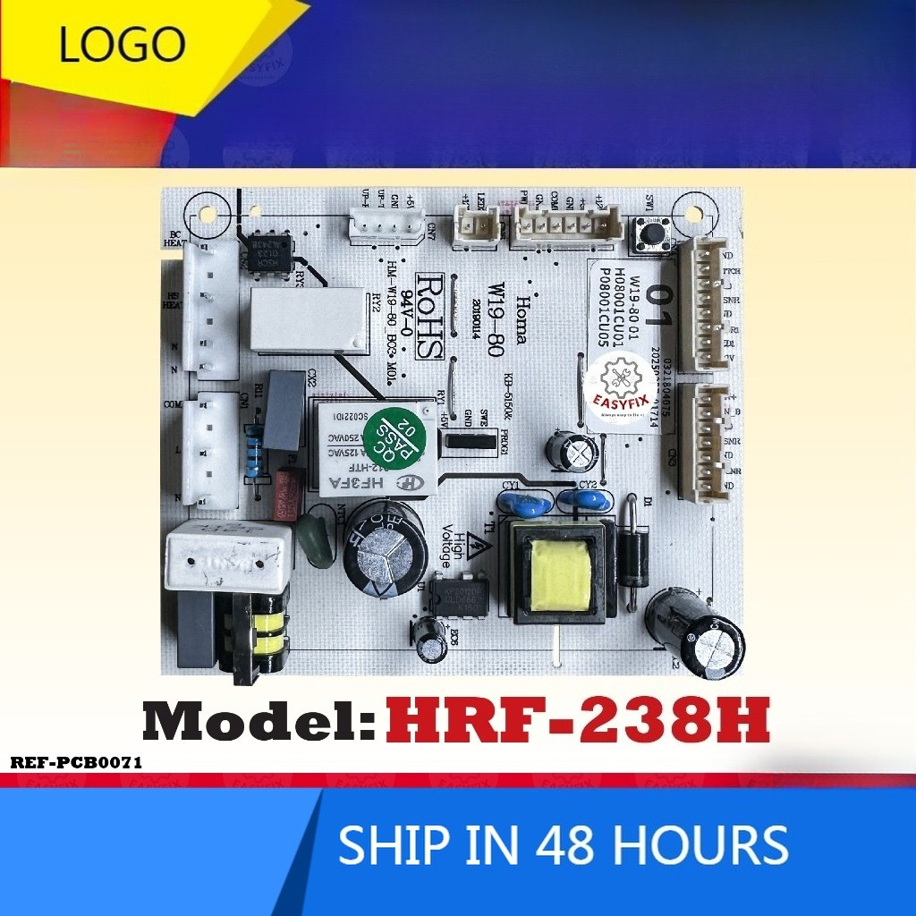 (W19-80) HRF-238H HAIER RESRIGERATOR PCB BOARD HRF-238 HRF238H HRF238 HRF 238H