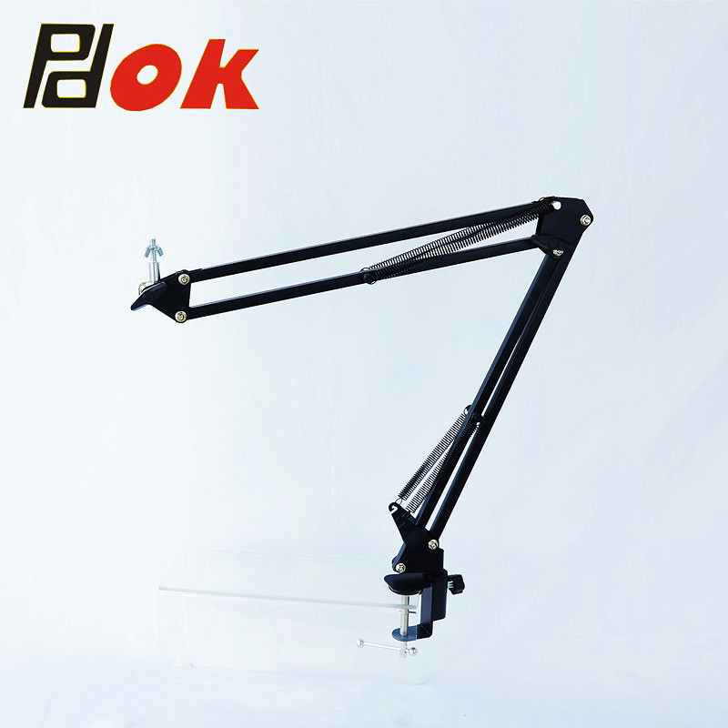 โลหะ Cantilever Bracket กล้องโทรศัพท์มือถือกล้องเฝ้าระวัง Photo Video Tik Tok Live Anchor เดสก์ท็อป 
