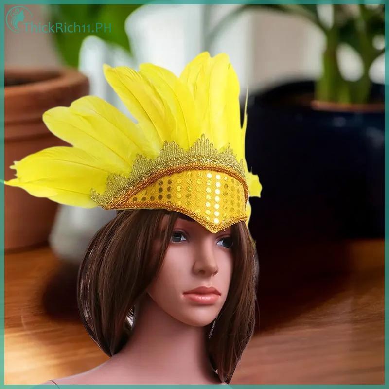 ThickRich Indian Dress ใหม่-ติดตั้ง Headwear Stage เครื่องประดับผม PH