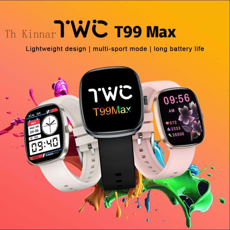 สมาร์ทวอทช์ TWC T99 Max / T99 Pro Max สไตล์เกาหลี หน้าจอแสดงผล HD 1.83 นิ้ว กันน้ํา IP67 โทรผ่านบลูท
