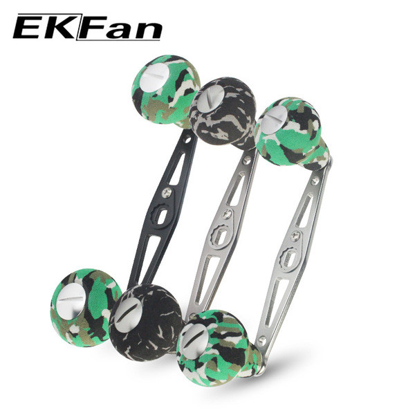 รอกตกปลา เบ็ตตกปลา EKfan Lure ดัดแปลงสายตกปลาล้อ Rocker อลูมิเนียม Rocker Arm EVA Grip Pill 8 * 5DIY