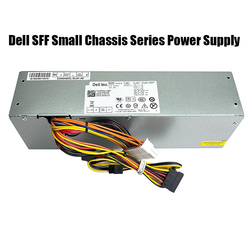 DELL 390 790 990SFF เดสก์ท็อปแชสซีขนาดเล็กแหล่งจ่ายไฟ H240AS-00 3WN11 L240AS-00