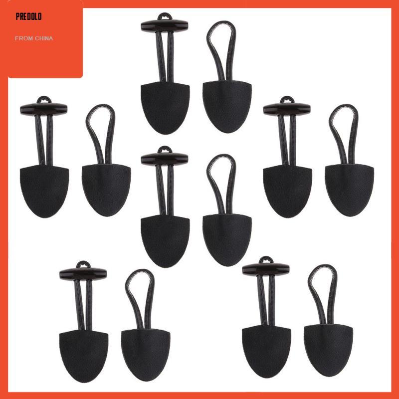 [Predolo] 6 คู่ PU หนังเรซิ่นฮอร์นสลับปุ่ม Clasp Coat Duffle ตกแต่ง