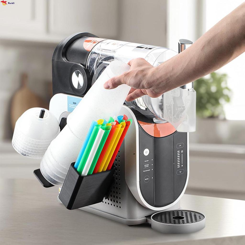 ถ้วยสําหรับ Ninja Slushie Machine ถ้วยฟางและฝาปิด 3 ใน 1 ผู้ถืออุปกรณ์เสริมสําหรับ Ninja Slushie เคร