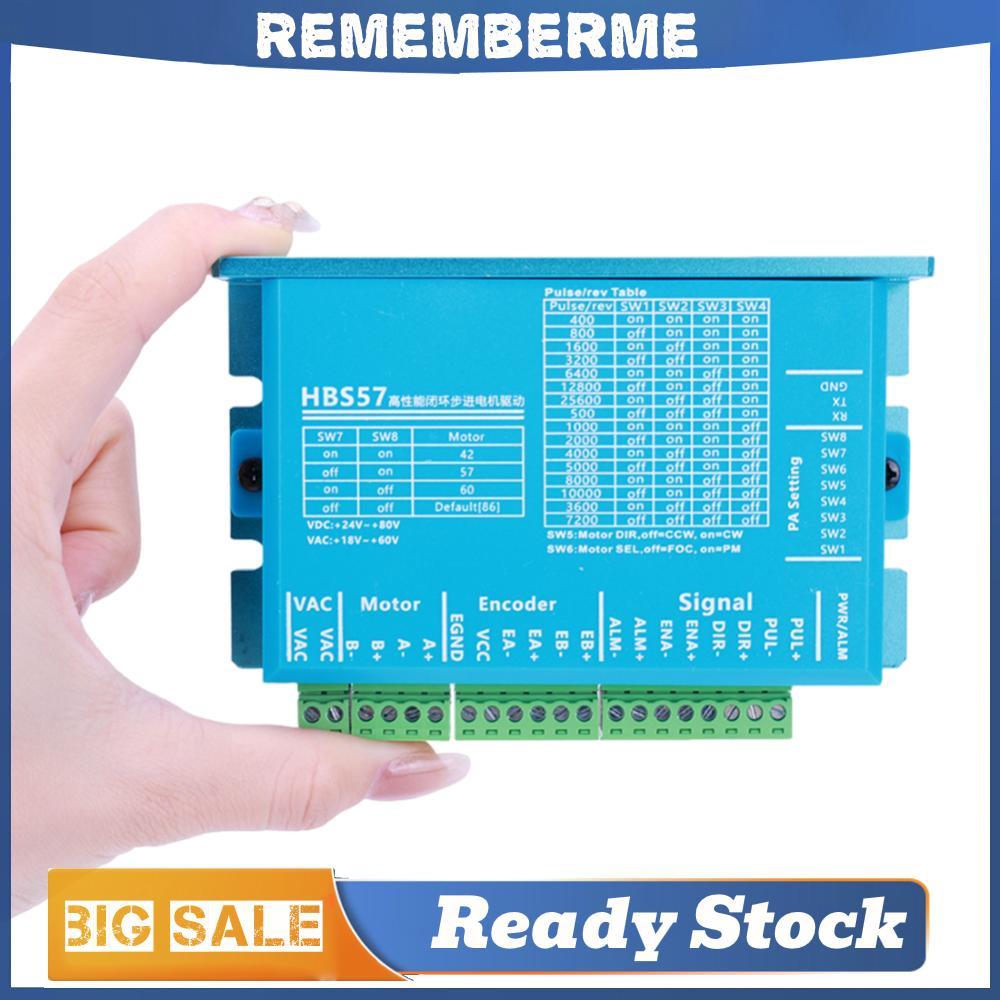 HBS57 Stepper Motor Driver 0-200kHz Stepper Motor Driver Controller AC20-80V/DC24-70V 2-Phase สําหรั