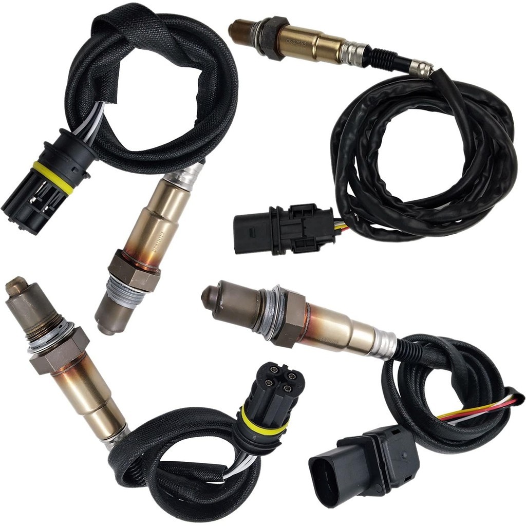 2 ชิ้นต้นน้ํา & 2 ชิ้น Downstream O2 เซนเซอร์ออกซิเจน Fit สําหรับ 2006-2015 BMW 128I 135I 323I 328Xi