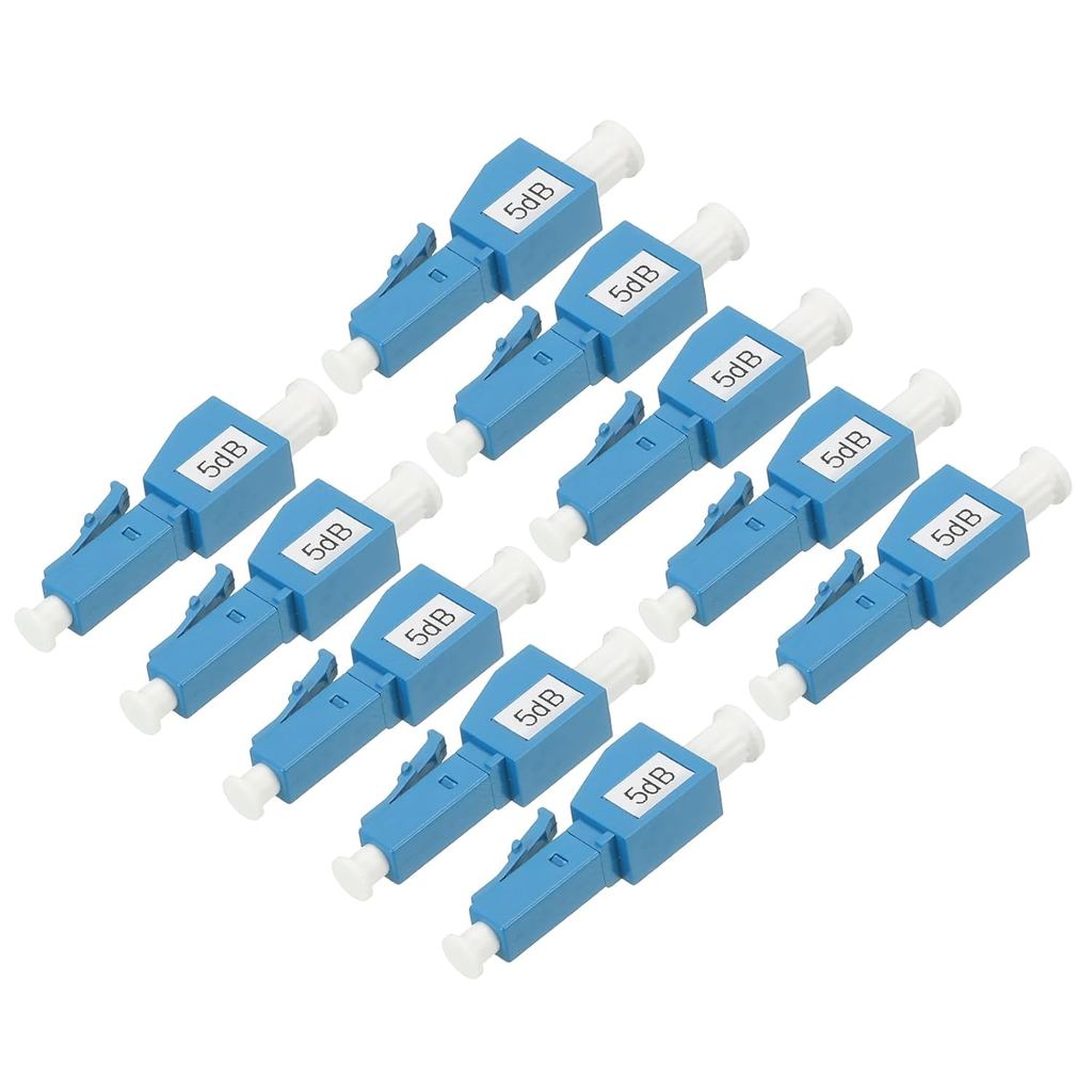 MOCCANIXITY 5dB LC Fiber Attenuator, LC/UPC SM Single Mode Fixed Fiber Optic Attenuator ชายกับหญิงสํ