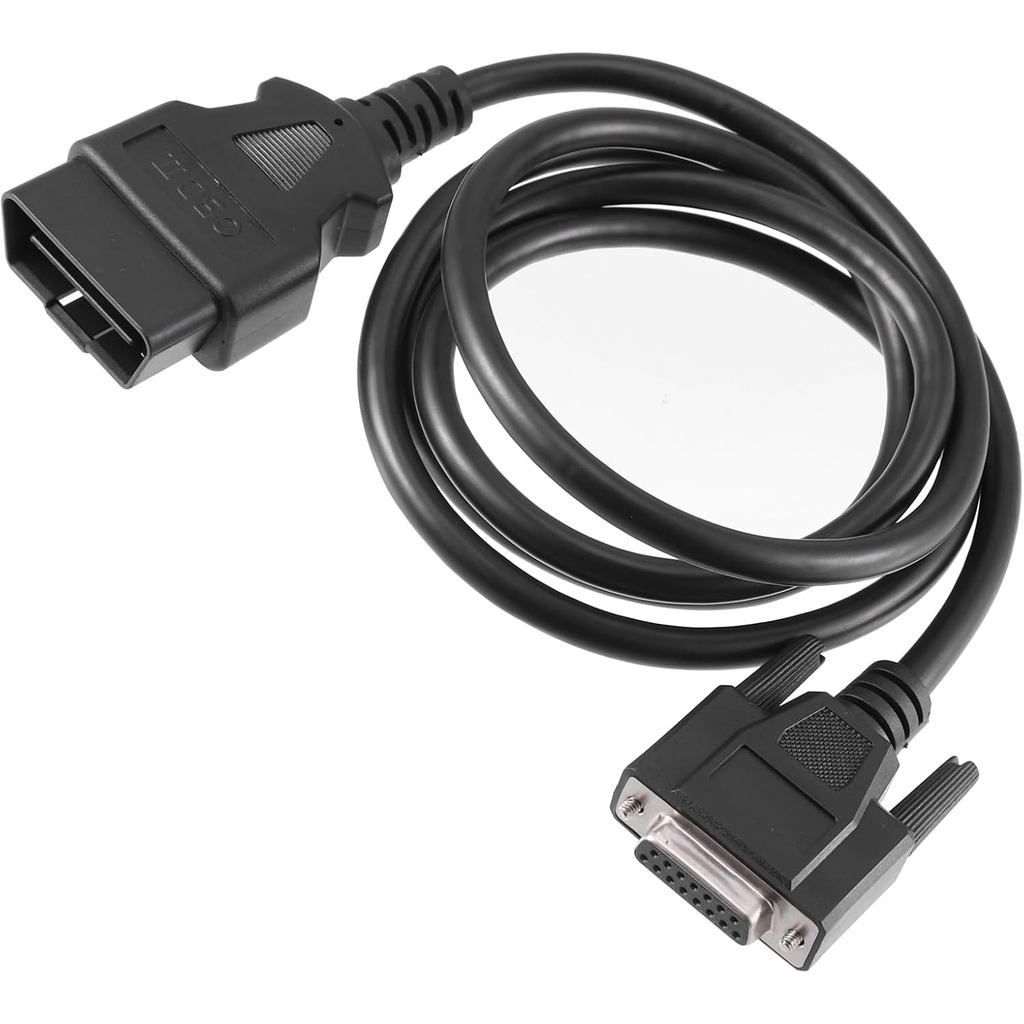 Motoforti OBDII OBD2 สายหลัก, สายเชื่อมต่อ, สําหรับเปิดตัว X431 CRP129 CRP123 Creader VII และ VIII, 