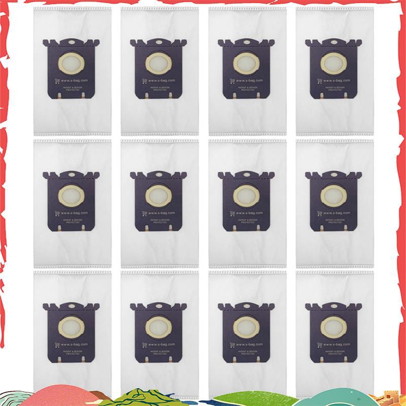 ถุงเก็บฝุ่นสําหรับเครื่องดูดฝุ่นคลาสสิก EL200F EL200F EL4100 EL4200 EL6985 EL7000 EL85009(12PCS)