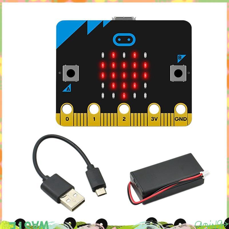 V1.5 บอร์ดพัฒนารถสมาร์ทชุด/Qtruck/Python Education Microbit หุ่นยนต์ตั้งโปรแกรมได้สําหรับ DIY