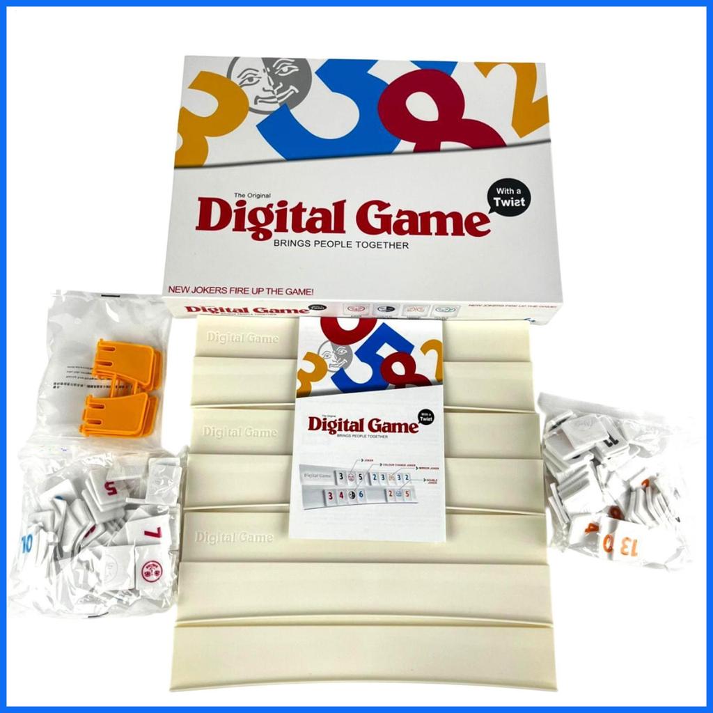 พับ Cube Digital Game Travel Digital Game Classic Digital Tile Game Set Cube Game ชุดเกมพับได้สําหรั
