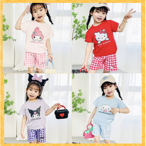 ชุดเด็กผู้หญิง Sanrio Motif น่ารักนําเข้าล่าสุด