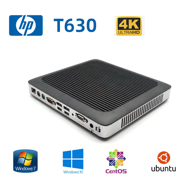 HP HP HP T630 Quad Core win10 การใช้พลังงานต่ําโฮสต์ขนาดเล็ก linux Silent x86 Gigabit คอมพิวเตอร์สํา