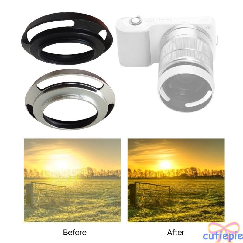 Cutie Screw in Lens Hood Universal Camera Lens Cover Cap Fit 37mm to 67mm Size Mount
