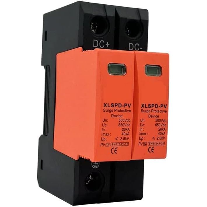 2P DC 500V SPD 20-40kA พลังงานแสงอาทิตย์ PV DPS(2P 500V)